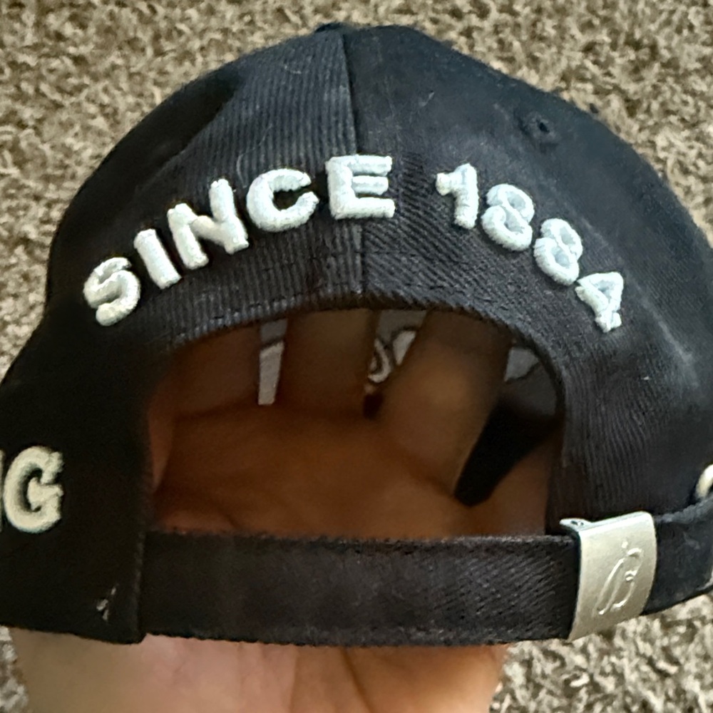 Breitling Black Baseball Cap With Embroidered Log… - image 4